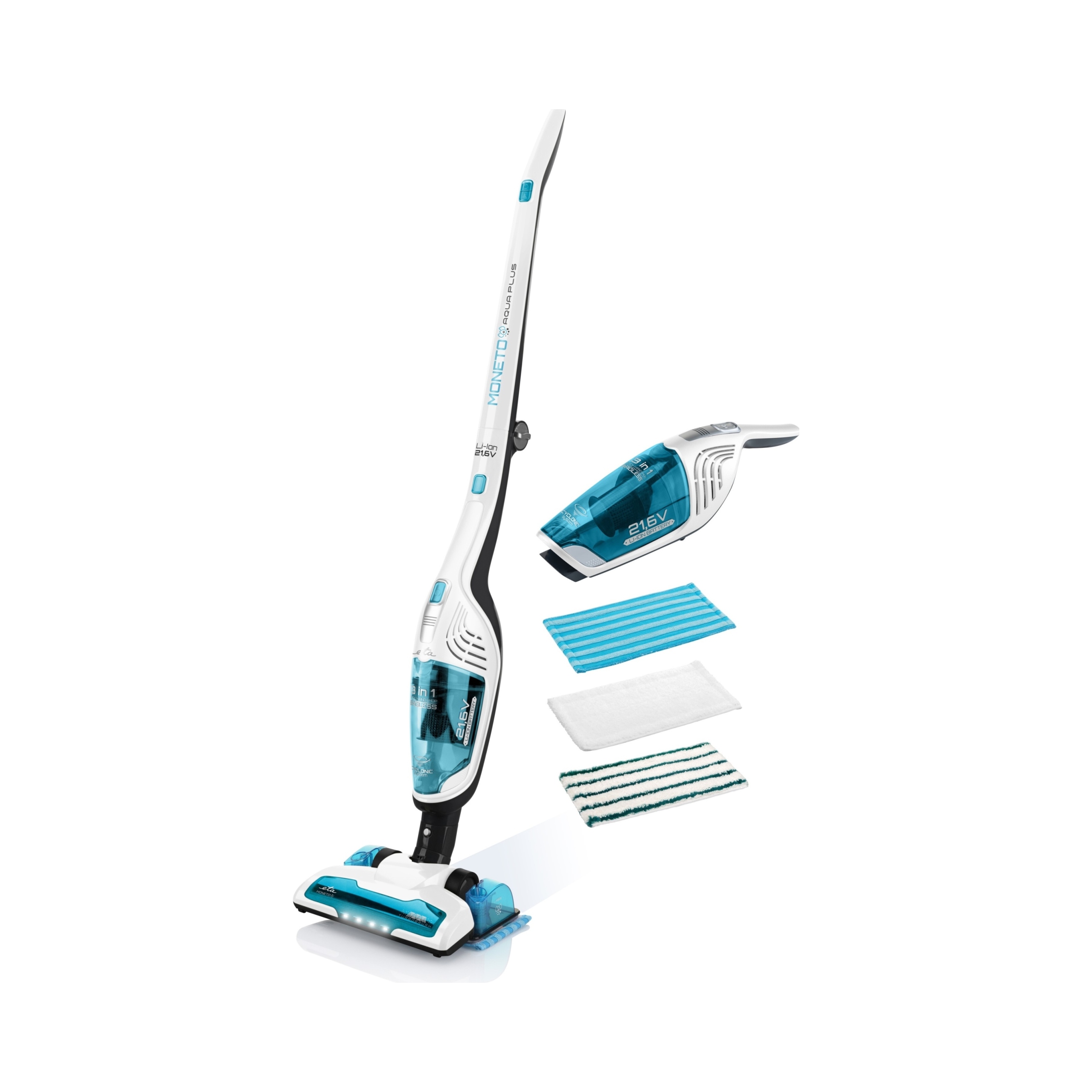 Tyčový vysavač Eta Moneto II Aqua Plus 6453 90000 bílý