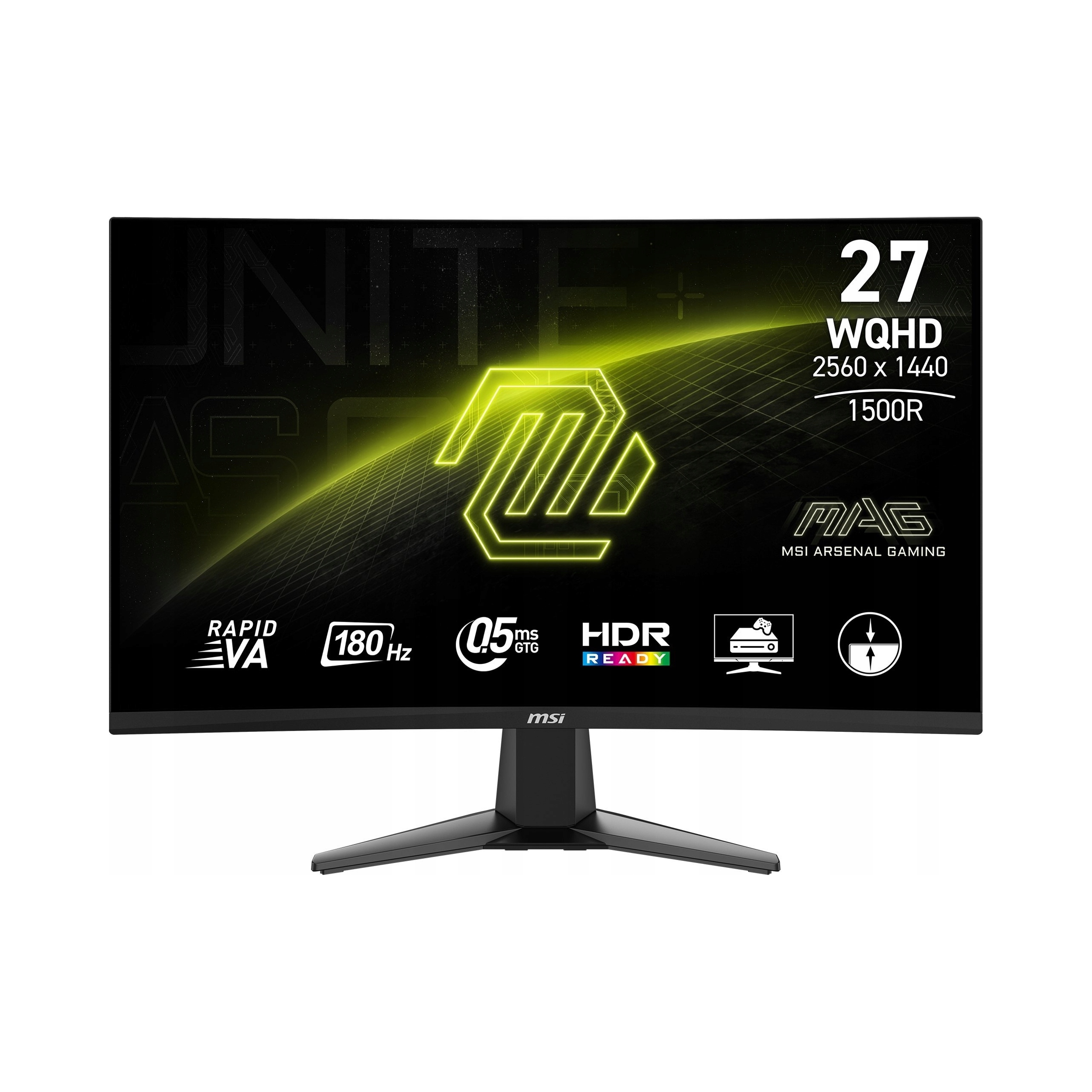 Monitor Msi Mag 27CQ6F 27" zakrivený Va Qhd pre hráčov
