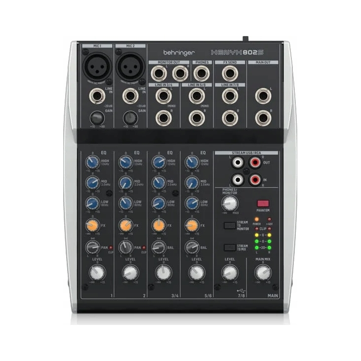 Behringer Xenyx 802S 8-kanálový analogový mixážní pult