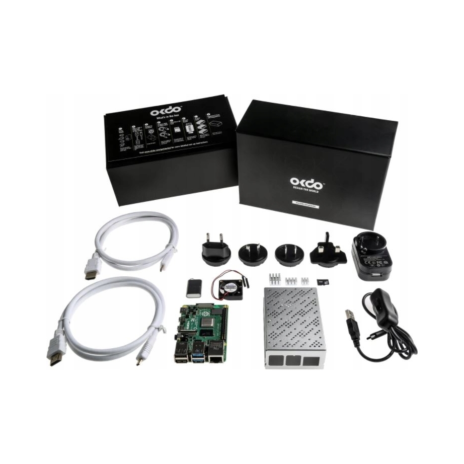 Zestaw Okdo Raspberry Pi 4 B 4GB akcesoria