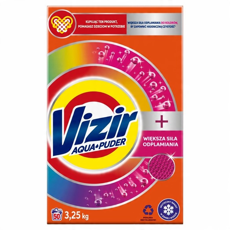 

Proszek do prania uniwersalne Vizir Kolor 3,25