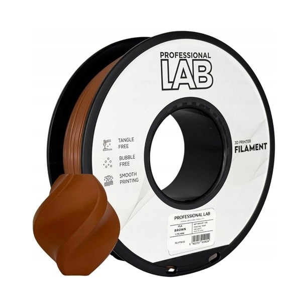 Filament Pla Professional Lab 1,75 mm 1000 g brązowy