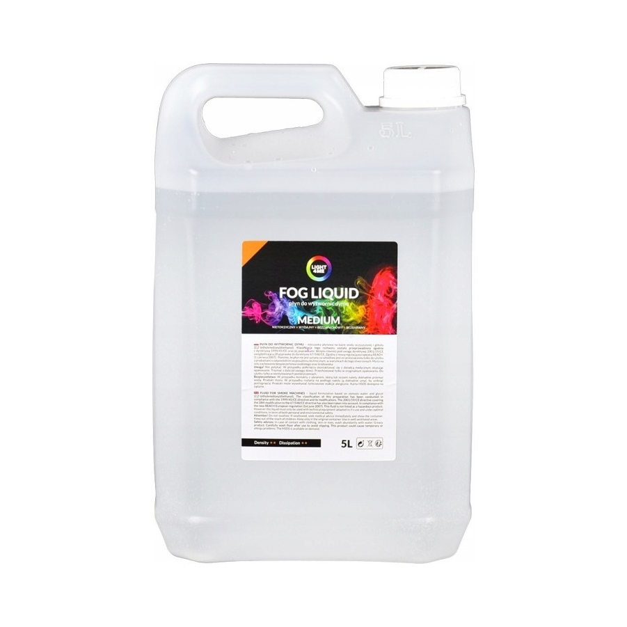 Płyn do wytwornic Light4Me Fog Liquid Medium 5L 5 l