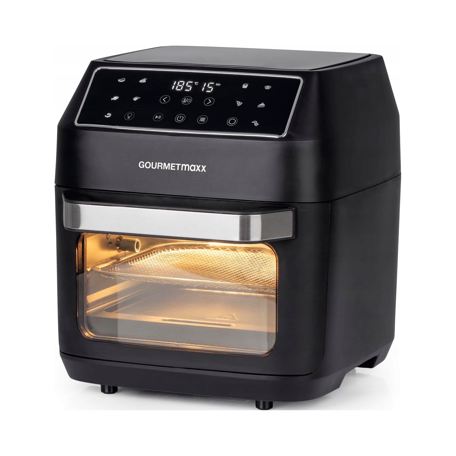 GOURMETMAXX Frytkownica Beztłuszczowa 12L 1700W 9 Funkcji Minipiekarnik — miniatura 10