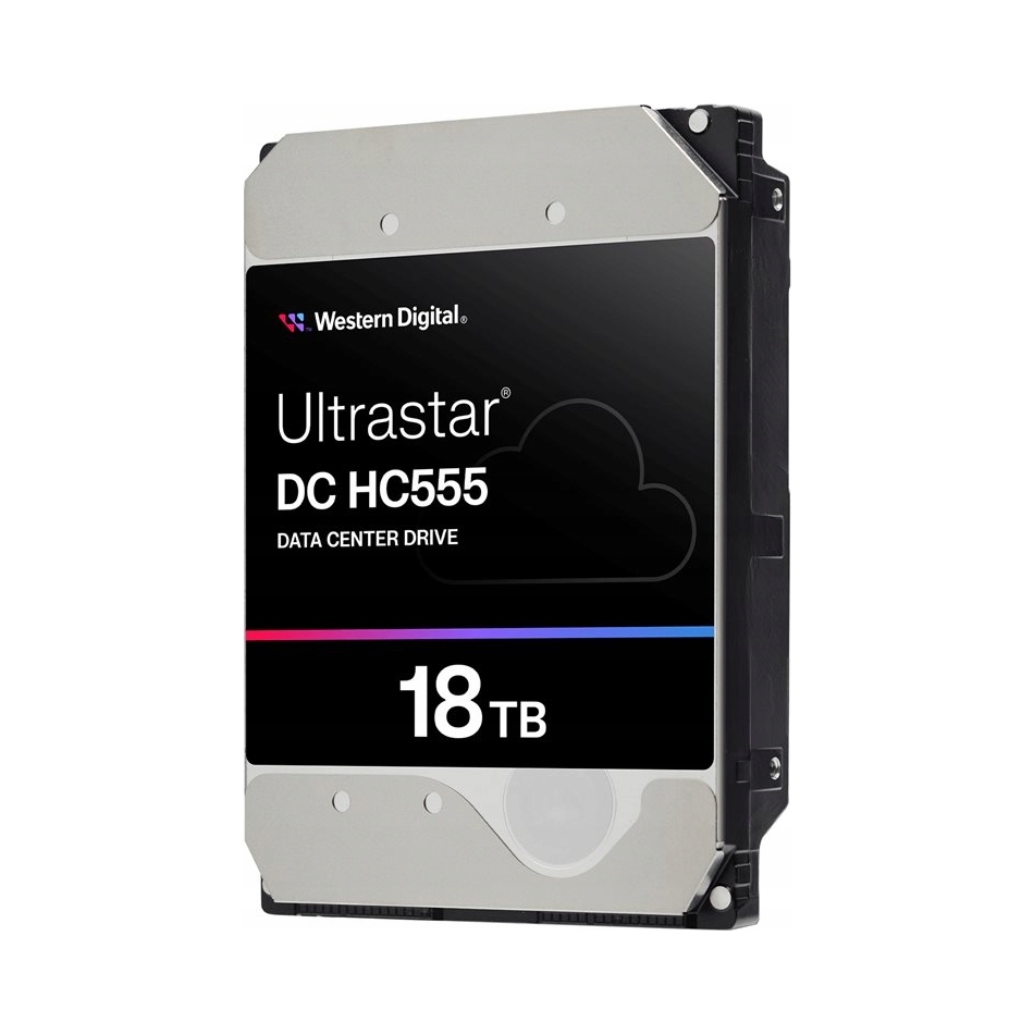 HDD Server WD ULTRASTAR DC HC555 (3.5'', 18TB, 512MB, 7200RPM, SATA 6Gb/s) — 2
