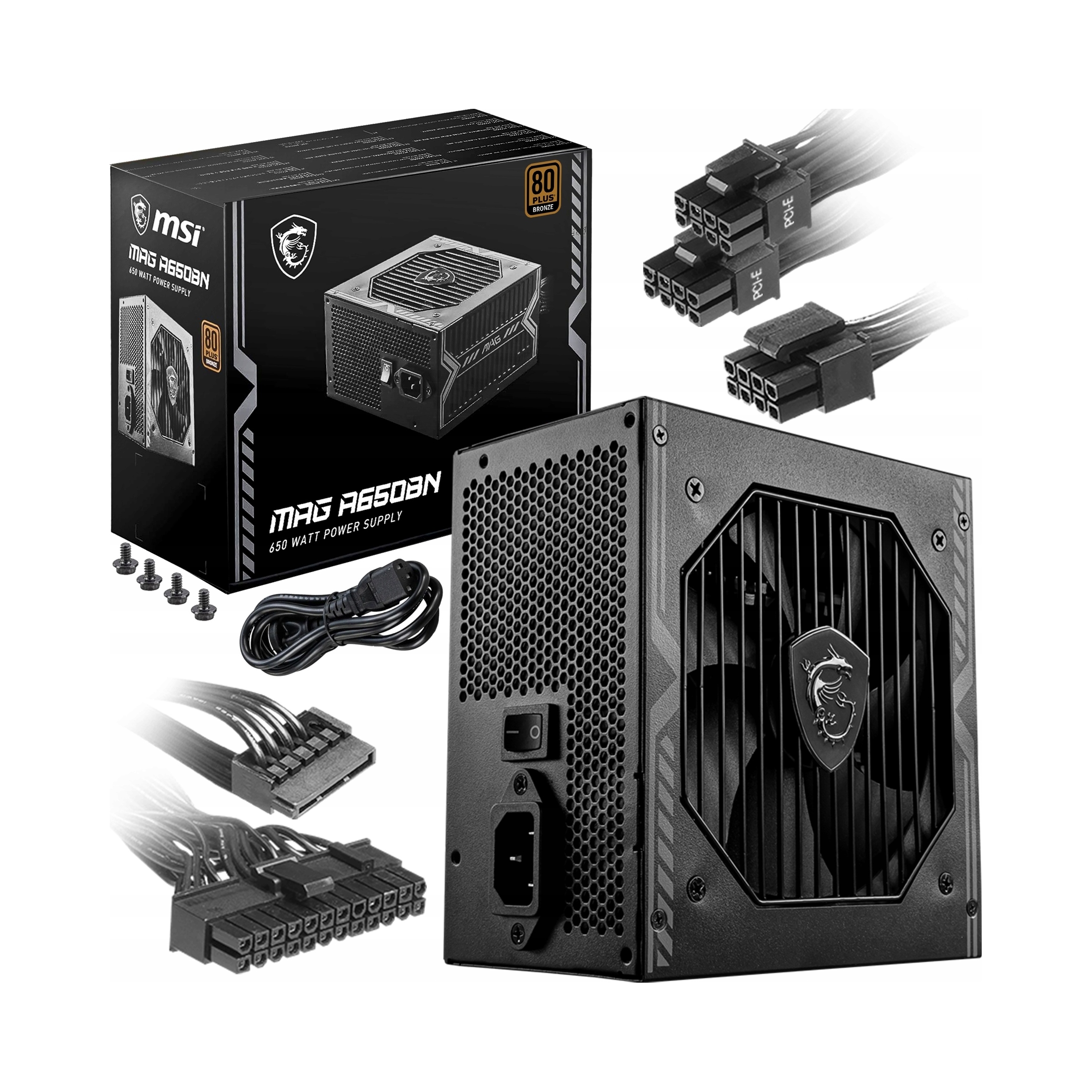 Zasilacz Msi Mag A650BN 650 W 80 Plus Bronze