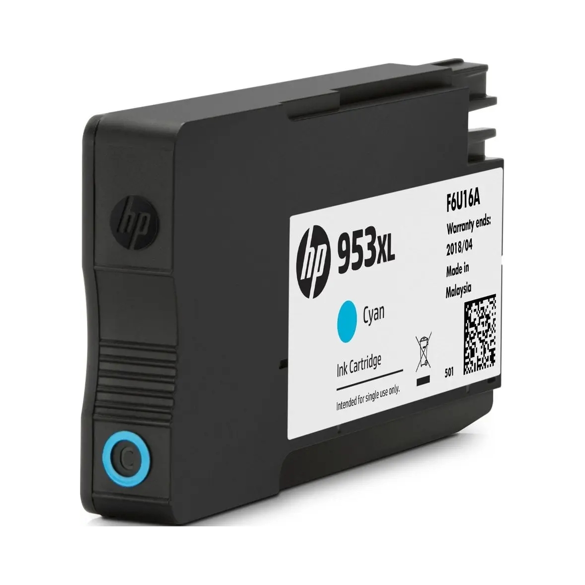 Atrament Hp 953 XL F6U16AE modrý (cyan)