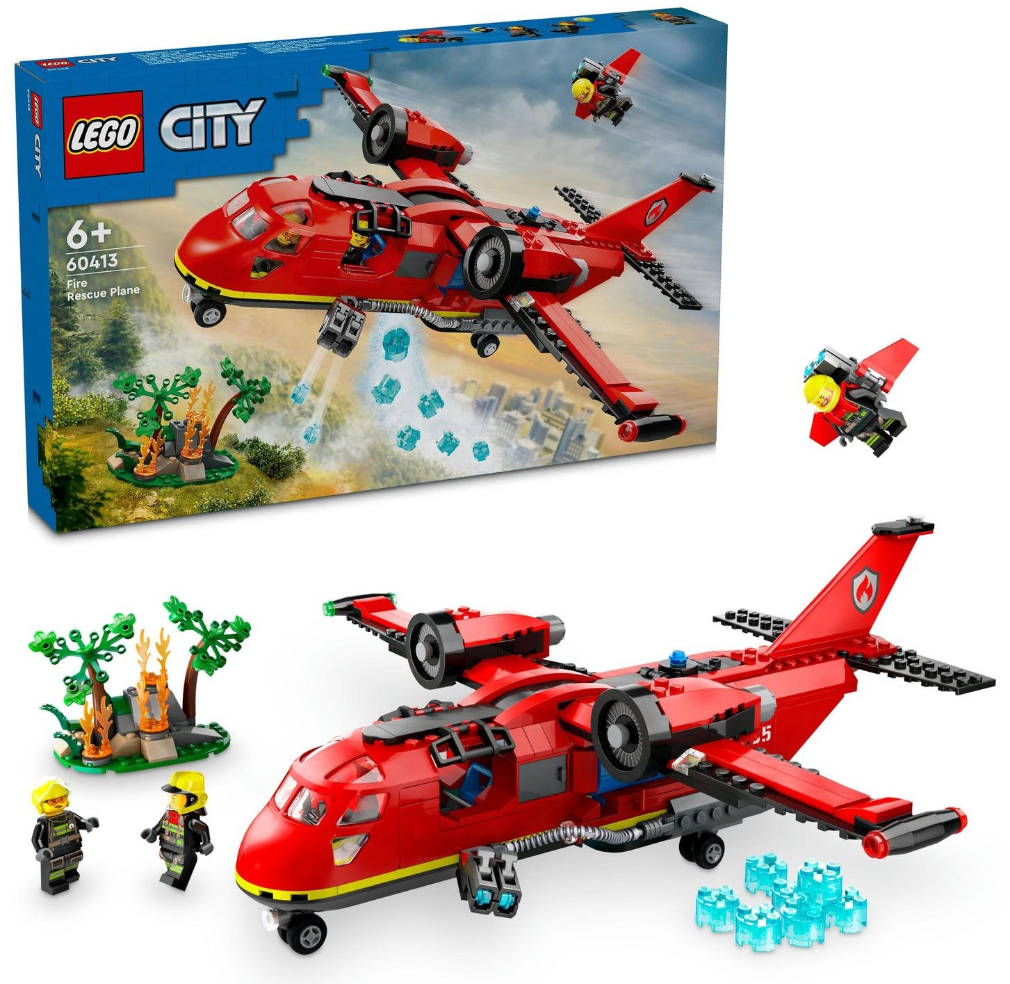LEGO CITY STRAŻACKI SAMOLOT RATUNKOWY 60413 DLA 7 8 9 10 11 12 13 14 LATKA EAN (GTIN) 5702017582955