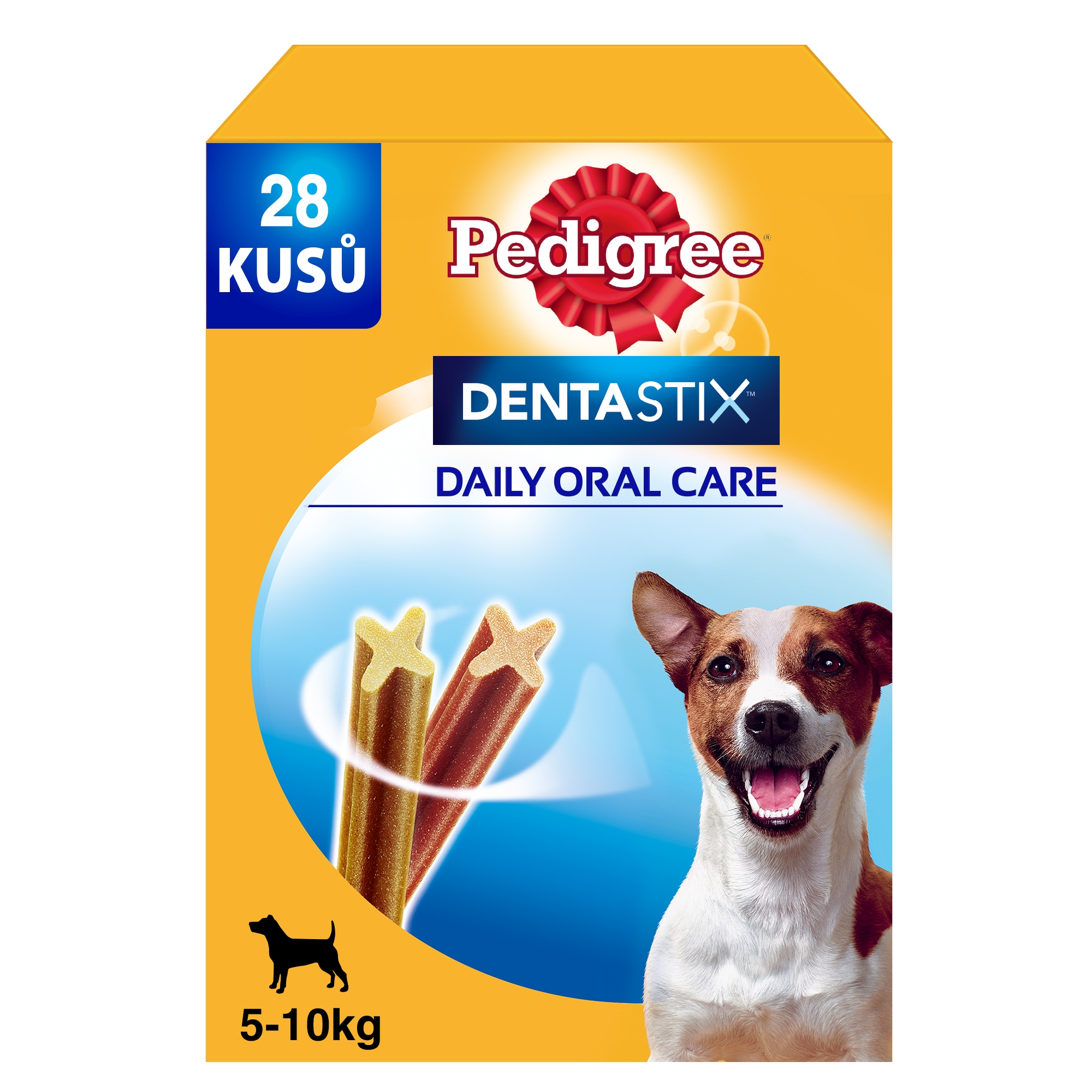 Levně Psí pamlsek Pedigree DentaStix pro malá plemena (4x110g) 0,44 kg