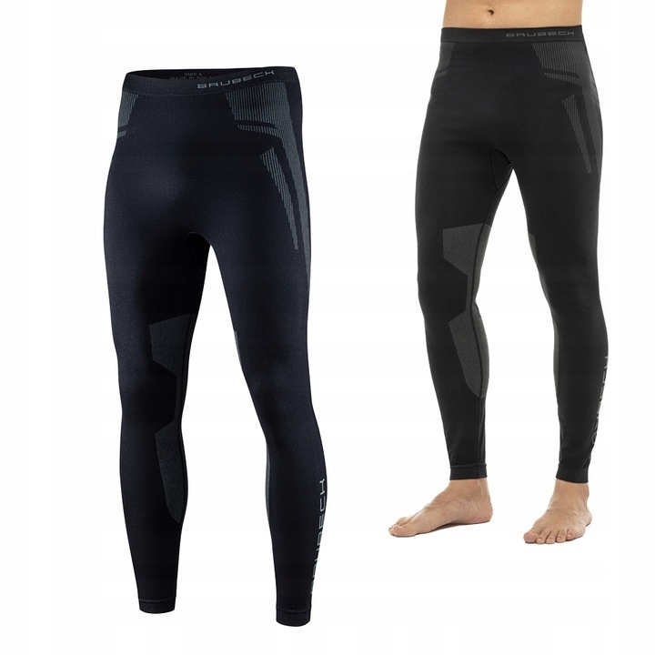 Legginsy Brubeck Thermo wielokolorowy rozmiar M
