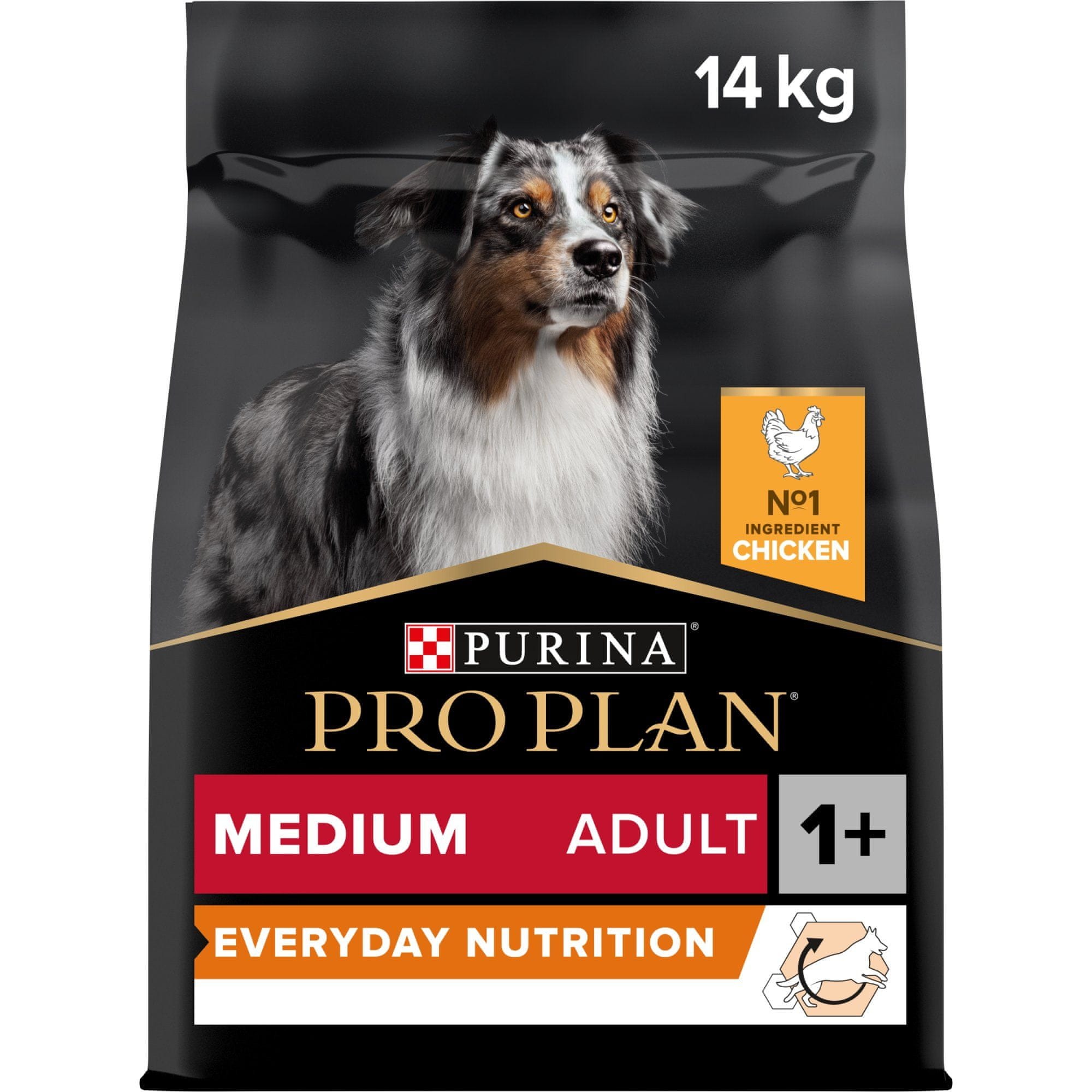 Levně Purina Pro Plan krmivo suché kuře 14 kg