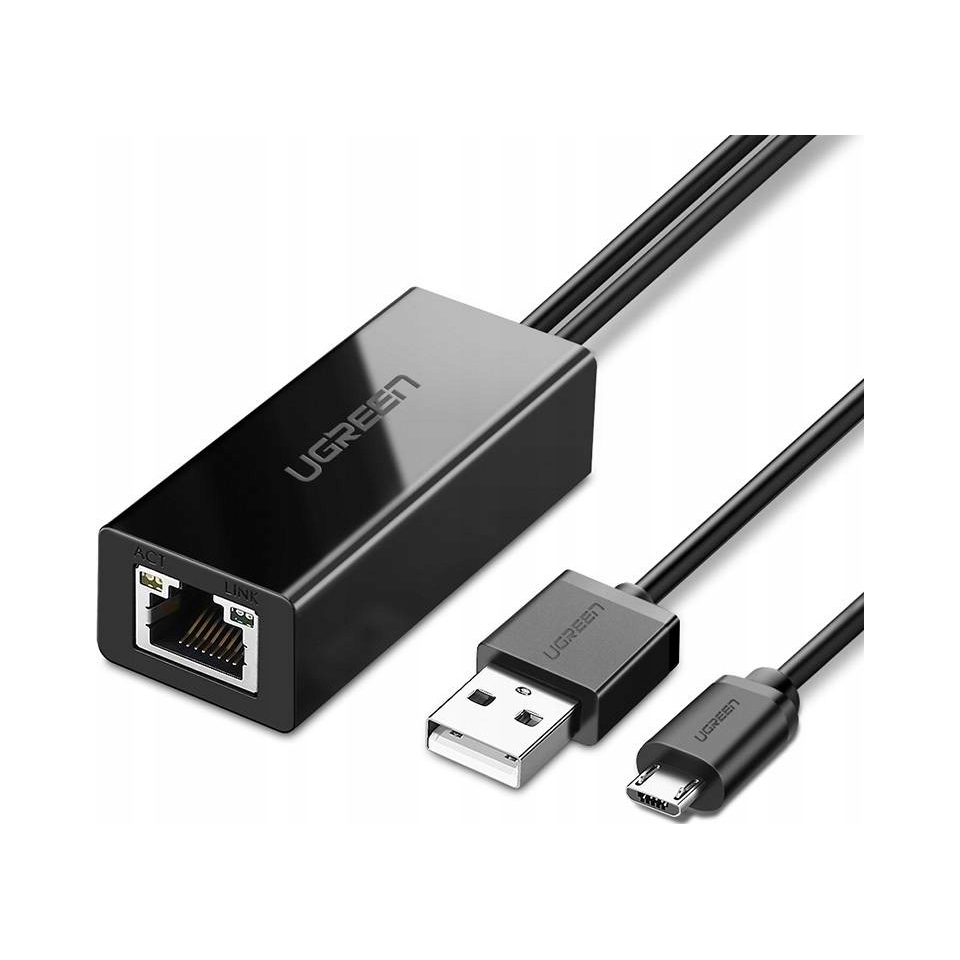 Zewnętrzna karta sieciowa Ugreen microUSB RJ45 USB