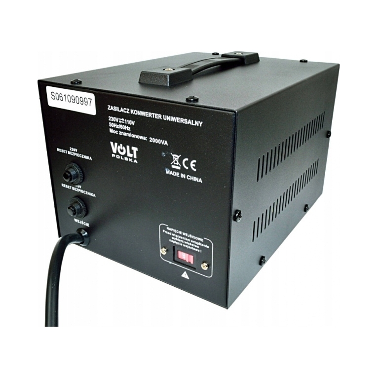 Zasilacz uniwersalny Volt Polska Vp 2000 2000 Va