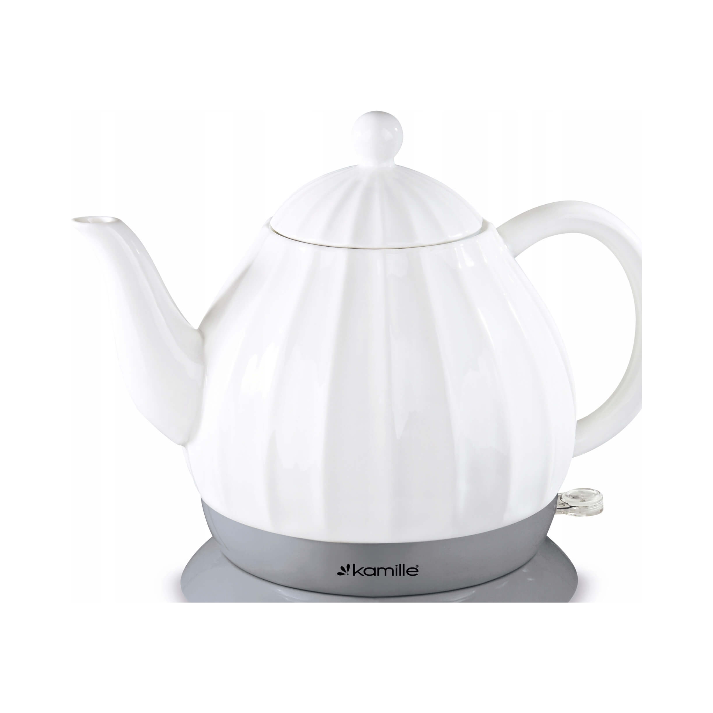 Czajnik ceramiczny elektryczny Kamille KM1726 1200 W do kuchni 1,2 l biały