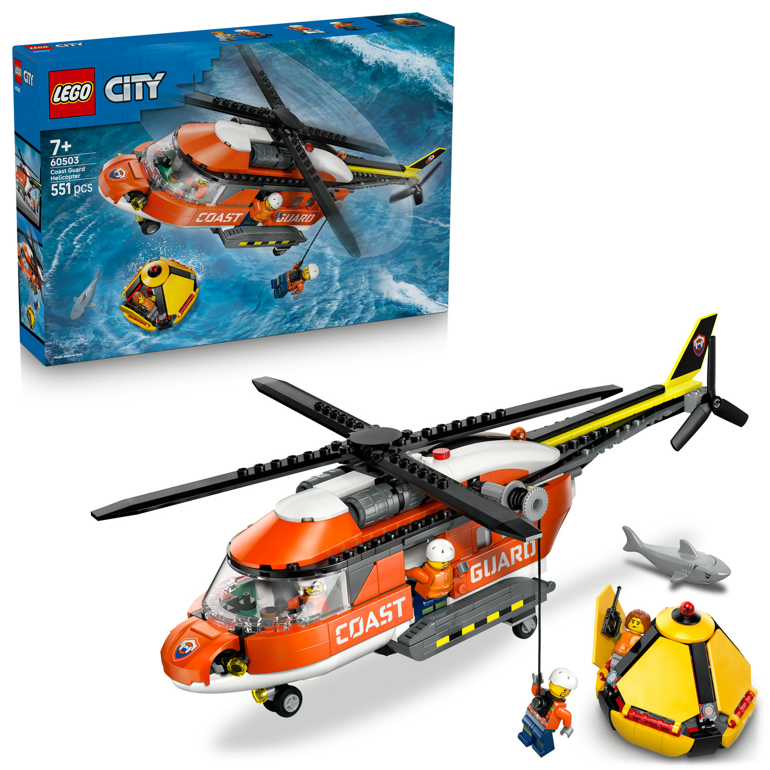 Lego City 60503 Vrtulník Pobřežní Stráže