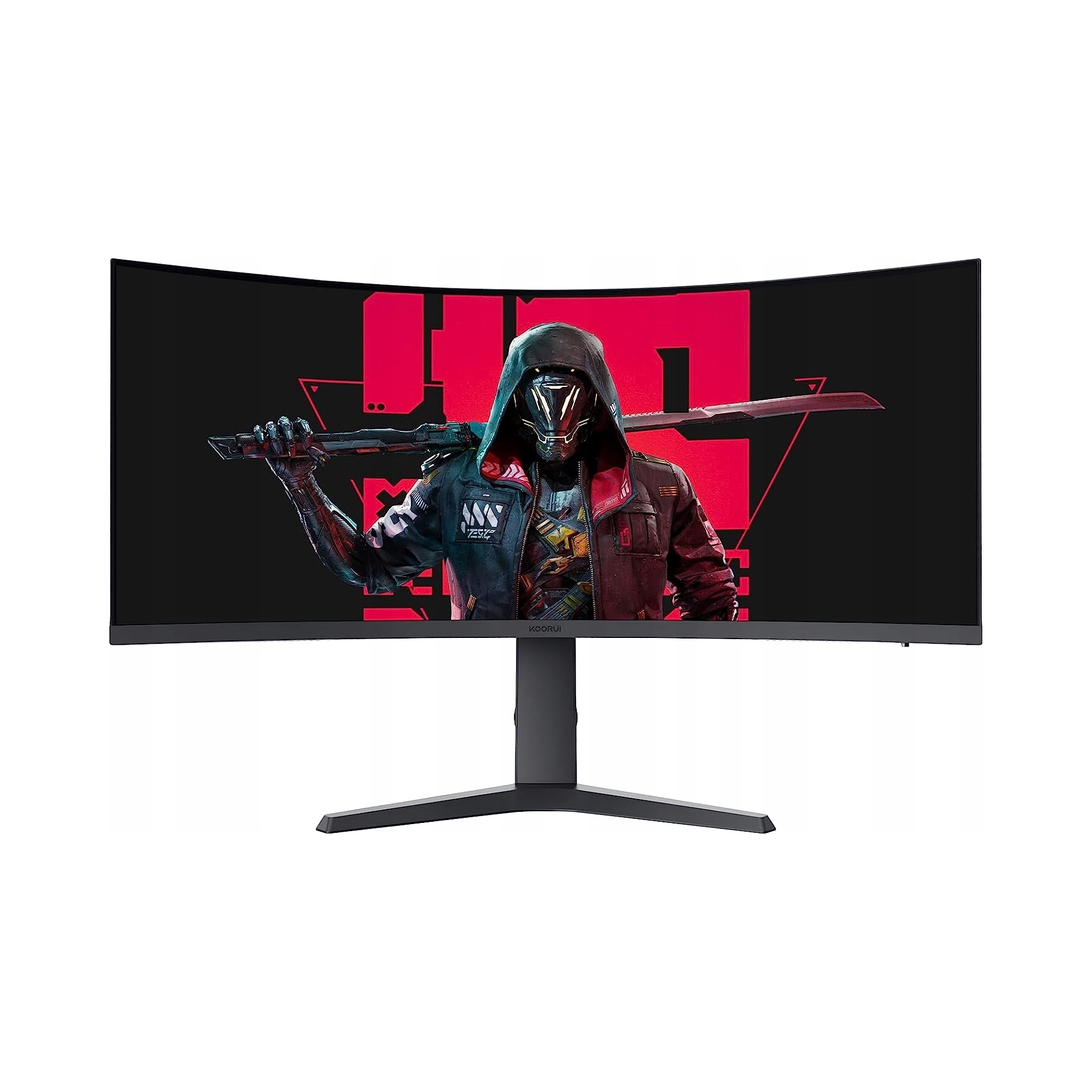 Monitor 34" Koorui herní zakřivený, 165 Hz, 1 ms, 3440 x 1440, Va, 1000R