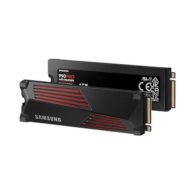 Dysk Ssd Samsung 1TB M.2 PCIe Gen4 NVMe 990 Pro Heatsink 7450MB/s PS5