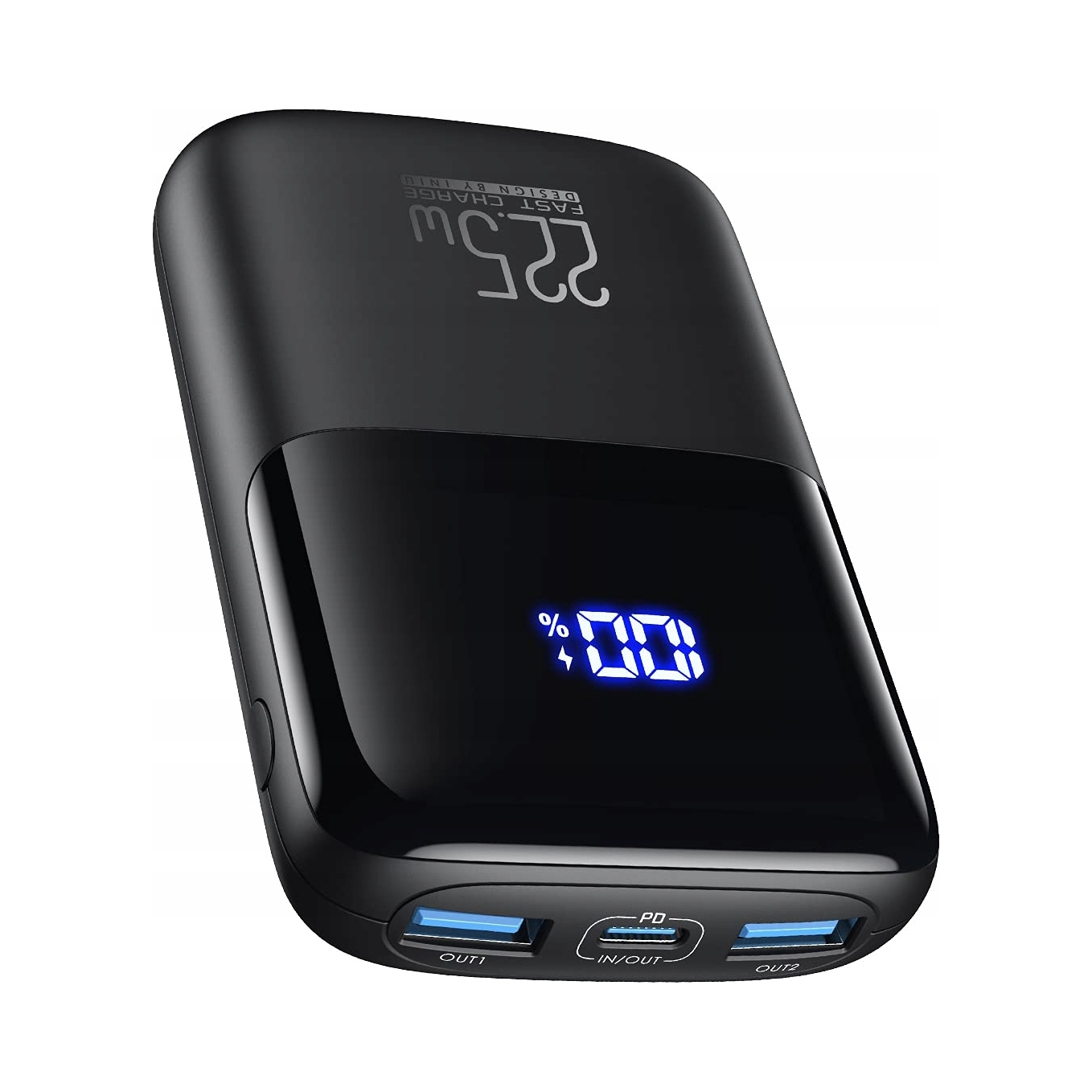 Iniu BI-B61 Powerbanka 2x Usb 10000 mAh 22,5W LCD displej QC4.0 PD3.0