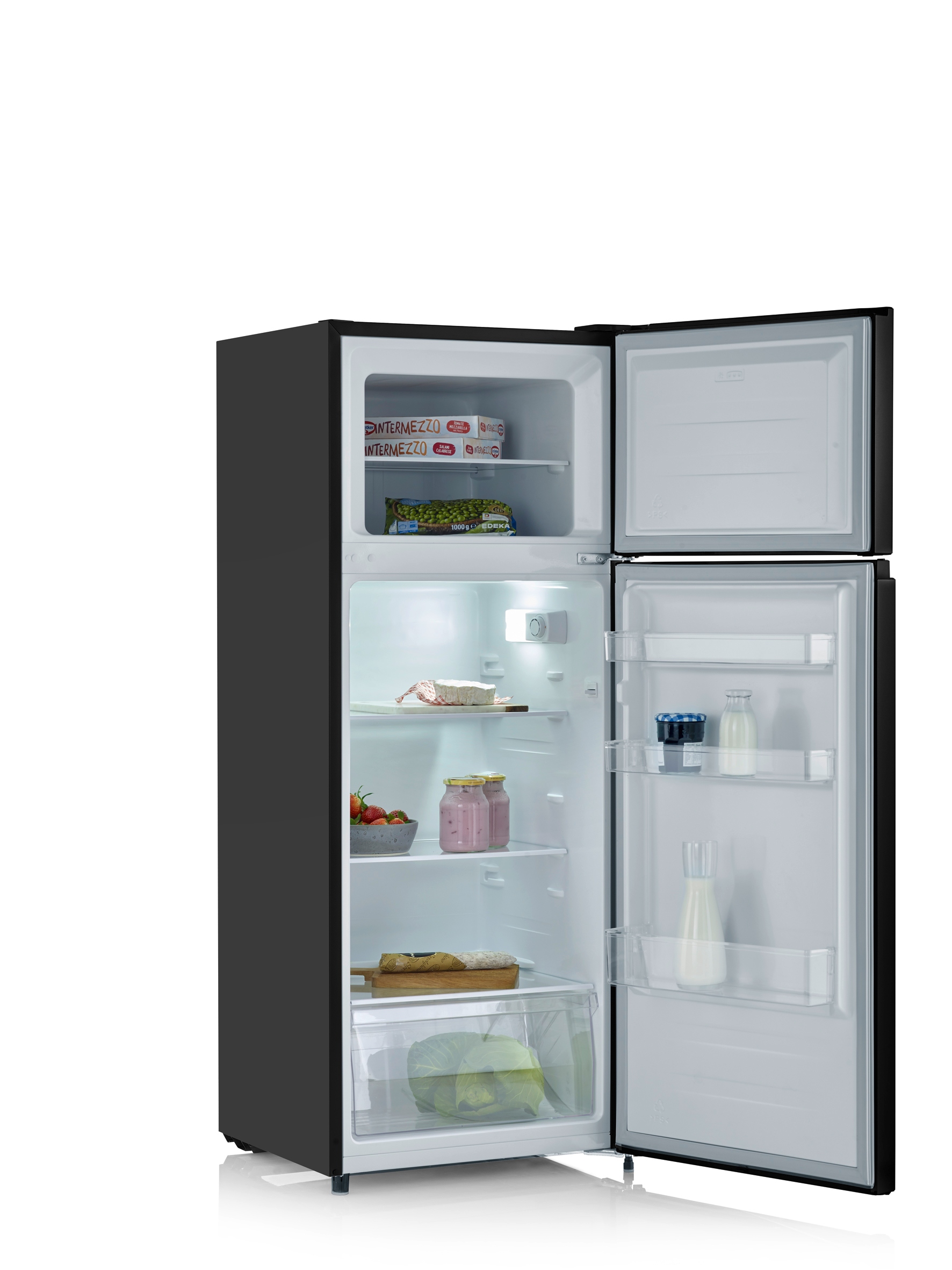 Severin Dt 8762 Kombin. lednice, 205 l, černá