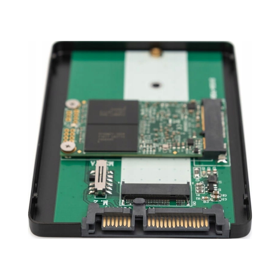 Adapter Digitus na dysk Sata/hdd 2,5" M.2/mSATA Sata 3,6 Gbit/s alumin