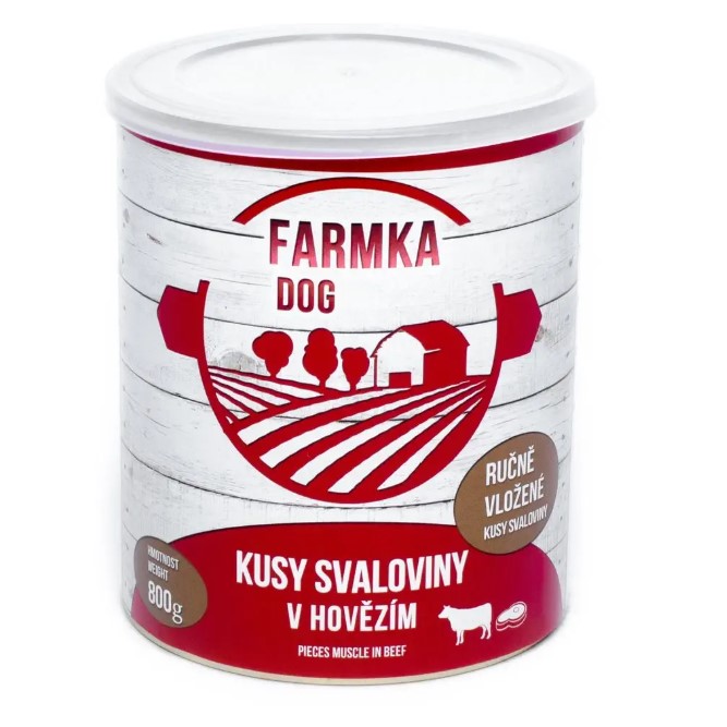 Levně Falco Farmka Dog se svalovinou 800 g