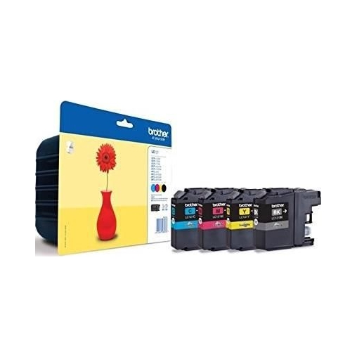 4x originální inkoust Brother LC-121 Cmyk pro J470DW J552DW