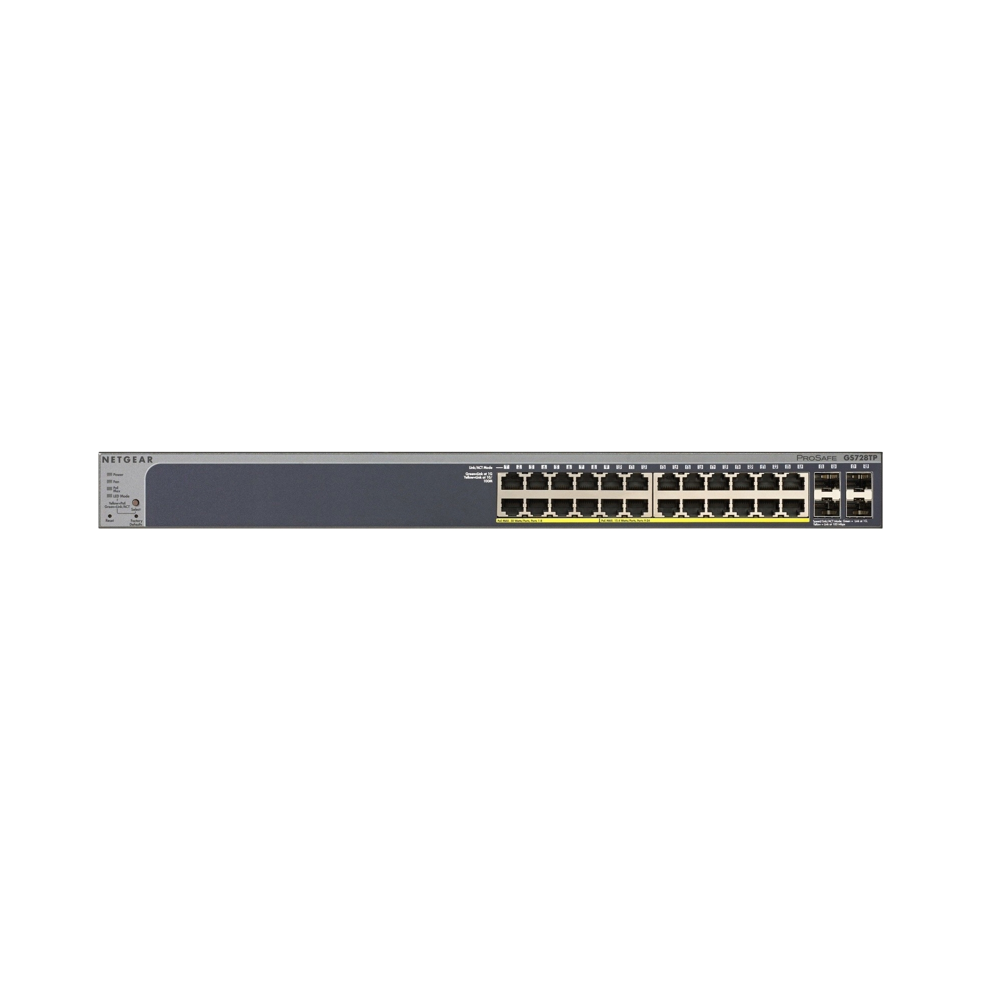 Netgear Switch GS728TP-300EUS Smart 24xGE PoE 4xSFP