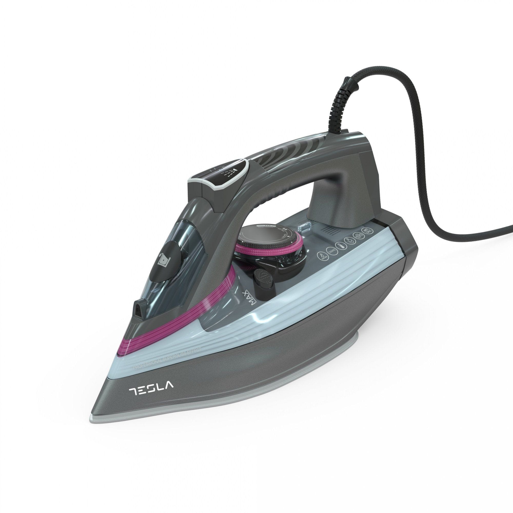 Žehlička Tesla, IR400GP, napařovací, keramická žehlící plocha, 3100 W
