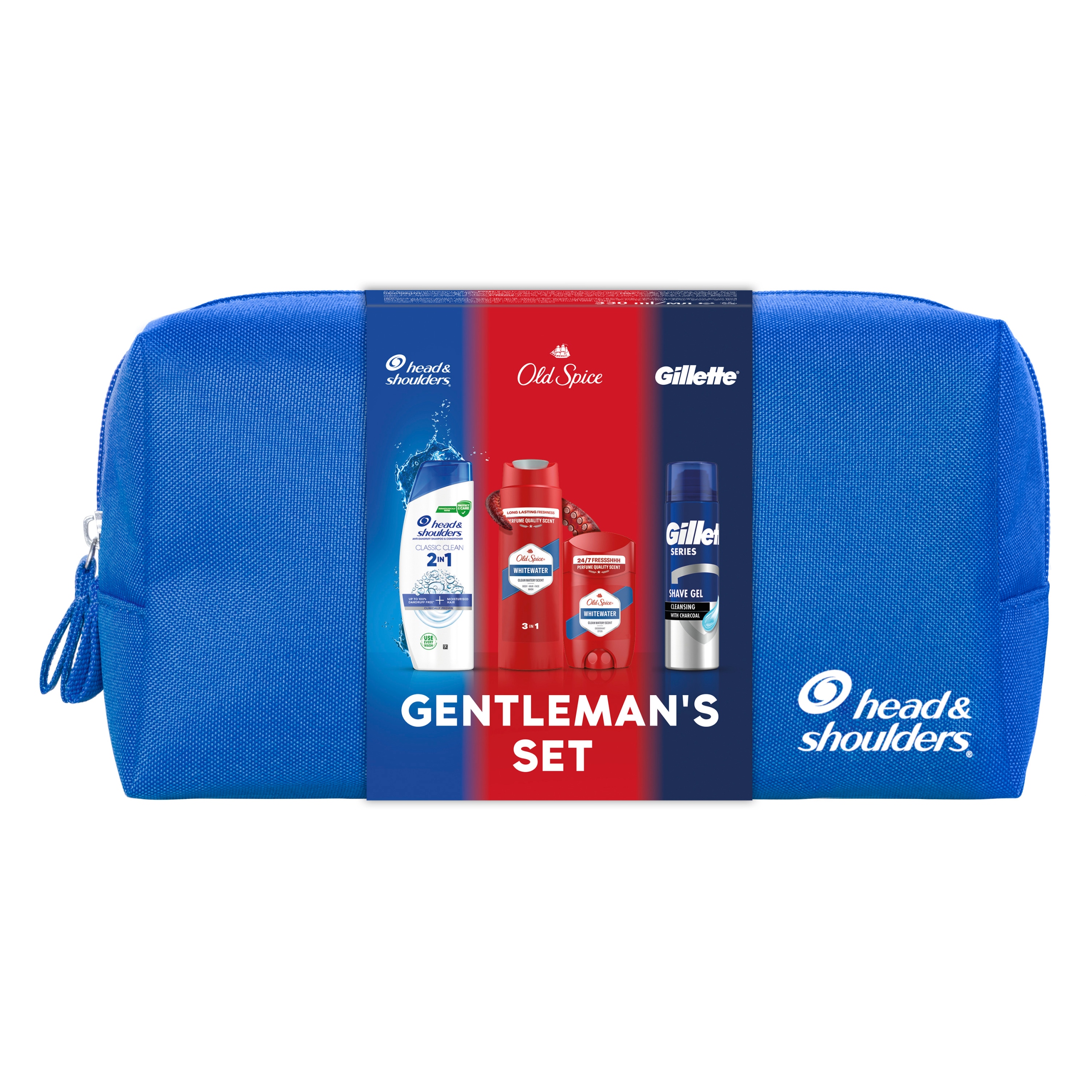 Zestaw prezentowy Szampon H&s, Dezodorant i Żel Old Spice, Żel Gillette