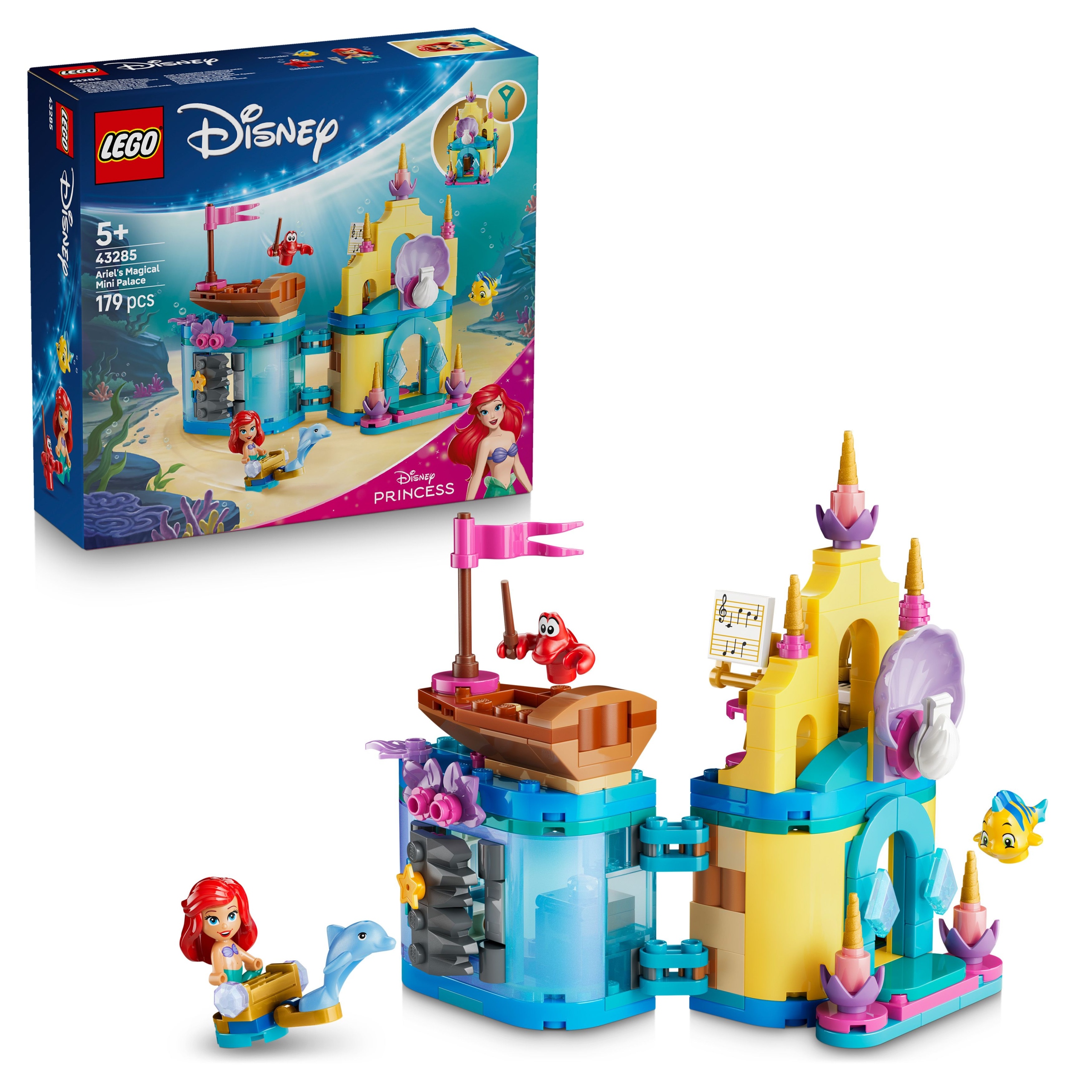 LEGO Disney Princess 43285 Magiczny minipałac Arielki