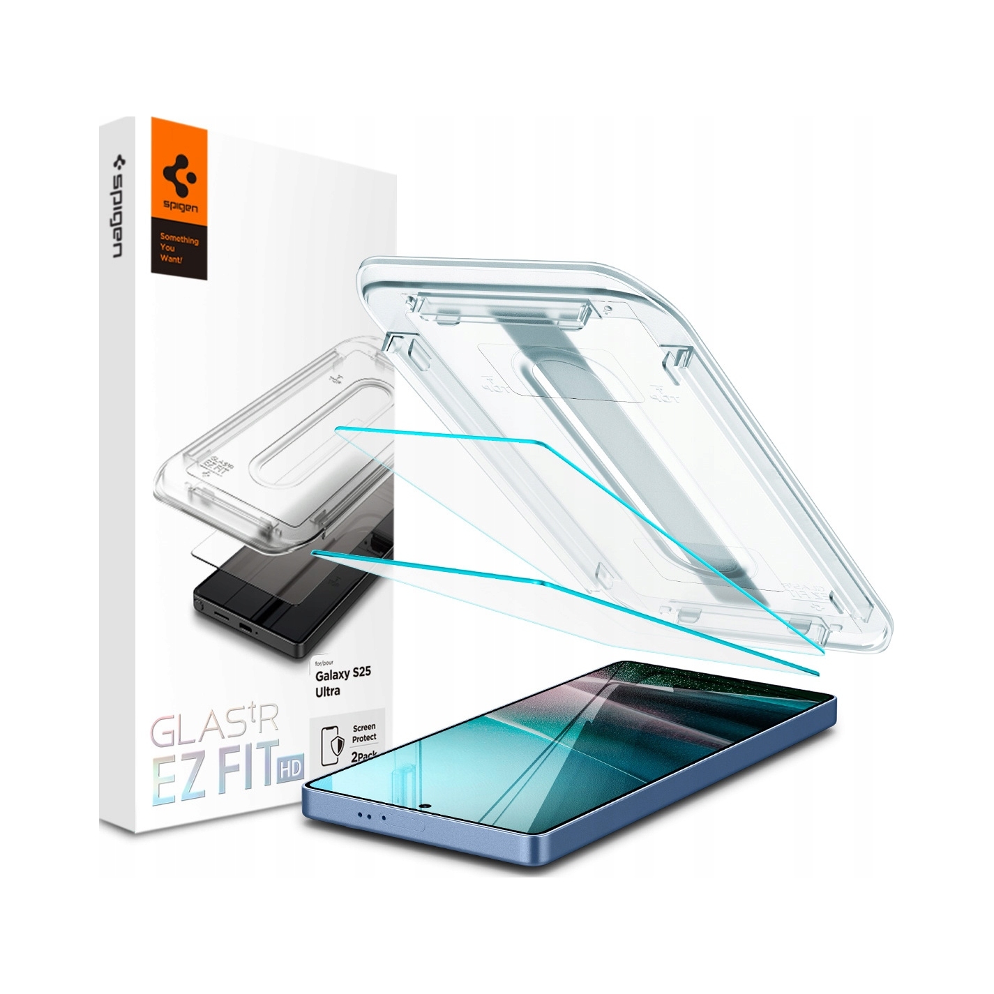 Sada 2 Ks Tvrdené Sklo Spigen pre Samsung Galaxy S25 Ultra