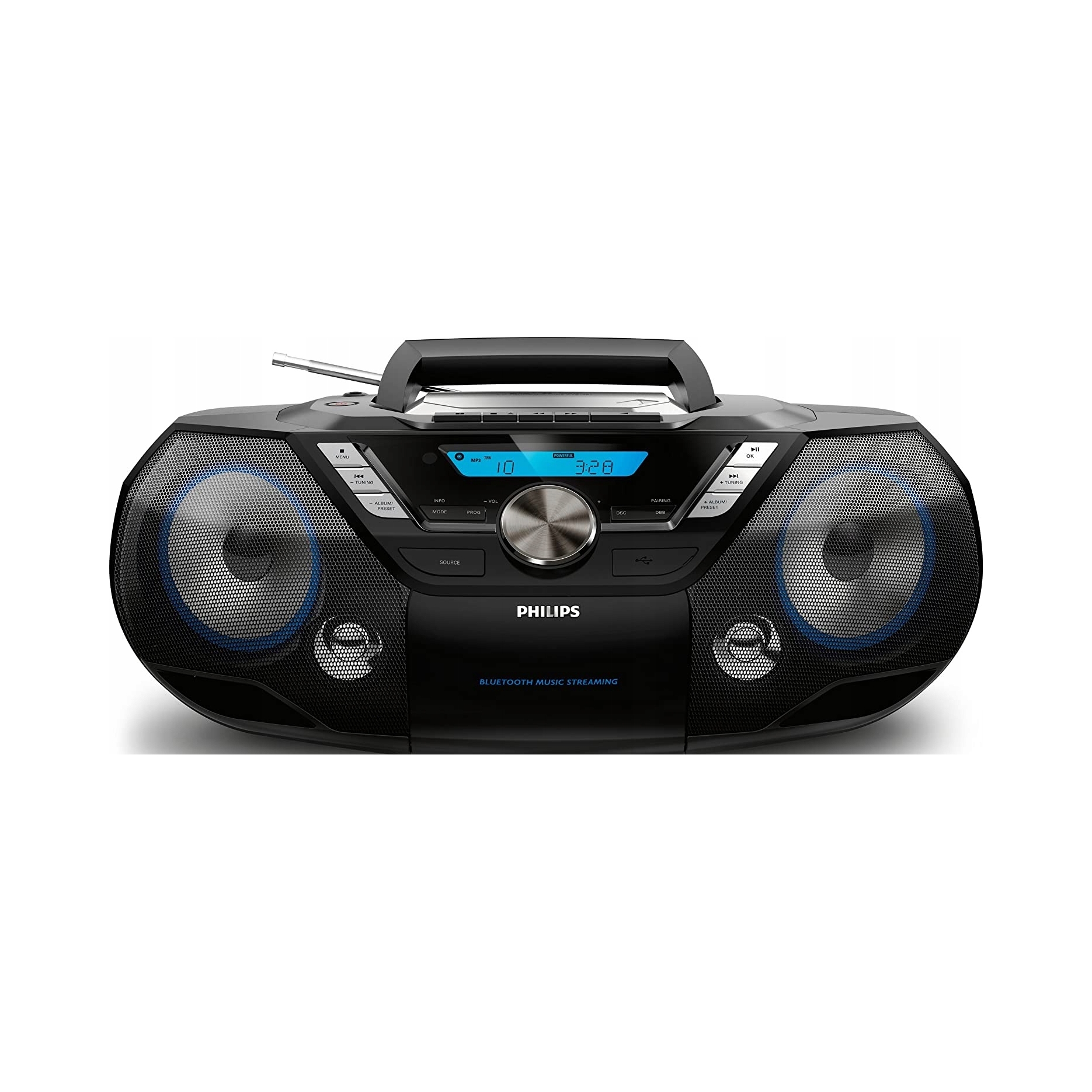 2× Radioodtwarzacz Philips AZB798T/12 Bluetooth czarny