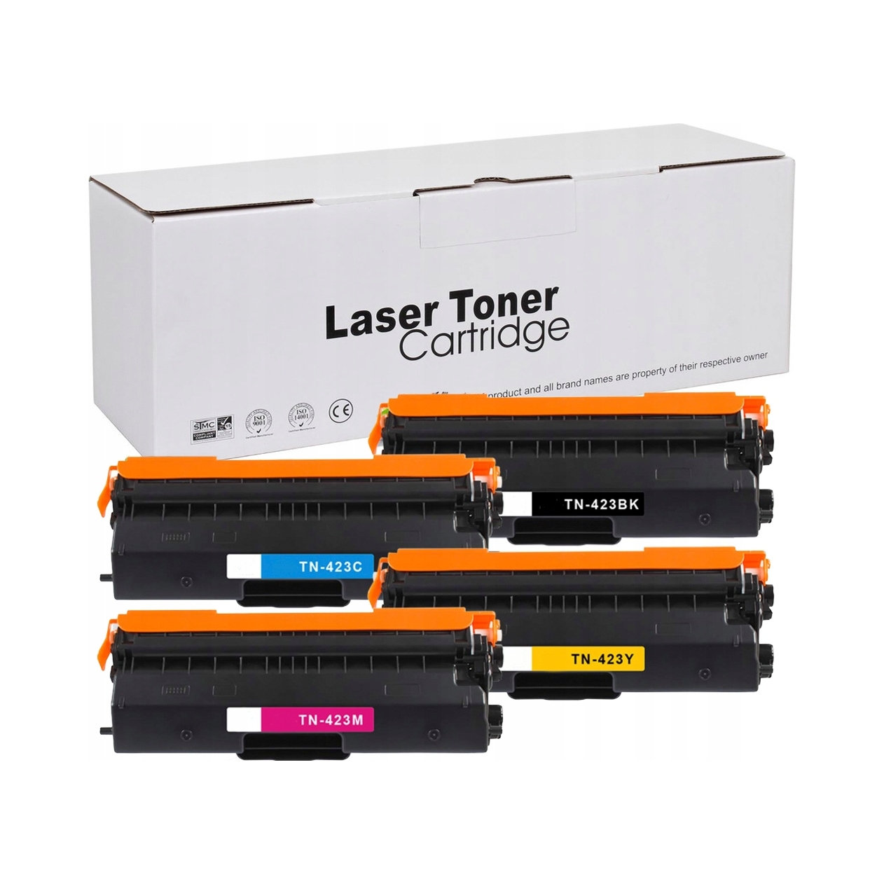 4x toner do Brother TN-423 Cmyk DCP-L8410 HL-L8260