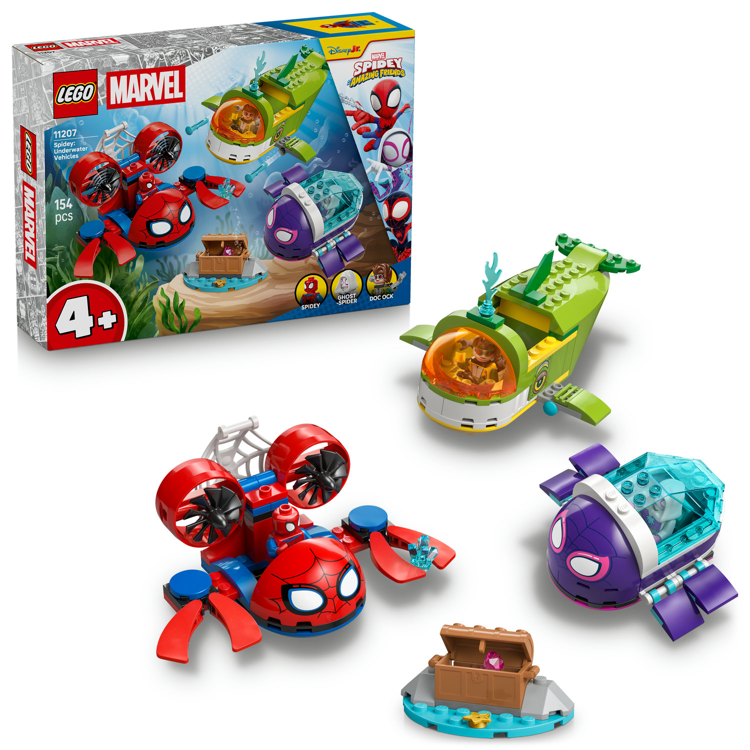 Lego 11207 Marvel Heroes Spidey: podvodní vozidla