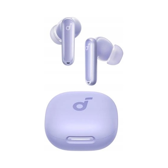 Bezdrátová sluchátka Soundcore P40i s Bluetooth připojením, fialová