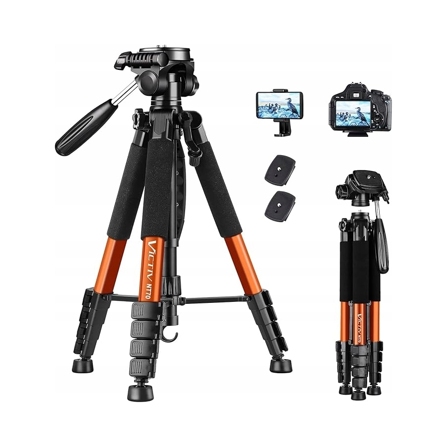 Tripod Victiv NT70 statyw do aparatu z 3-kierunkową obrotową głowicą