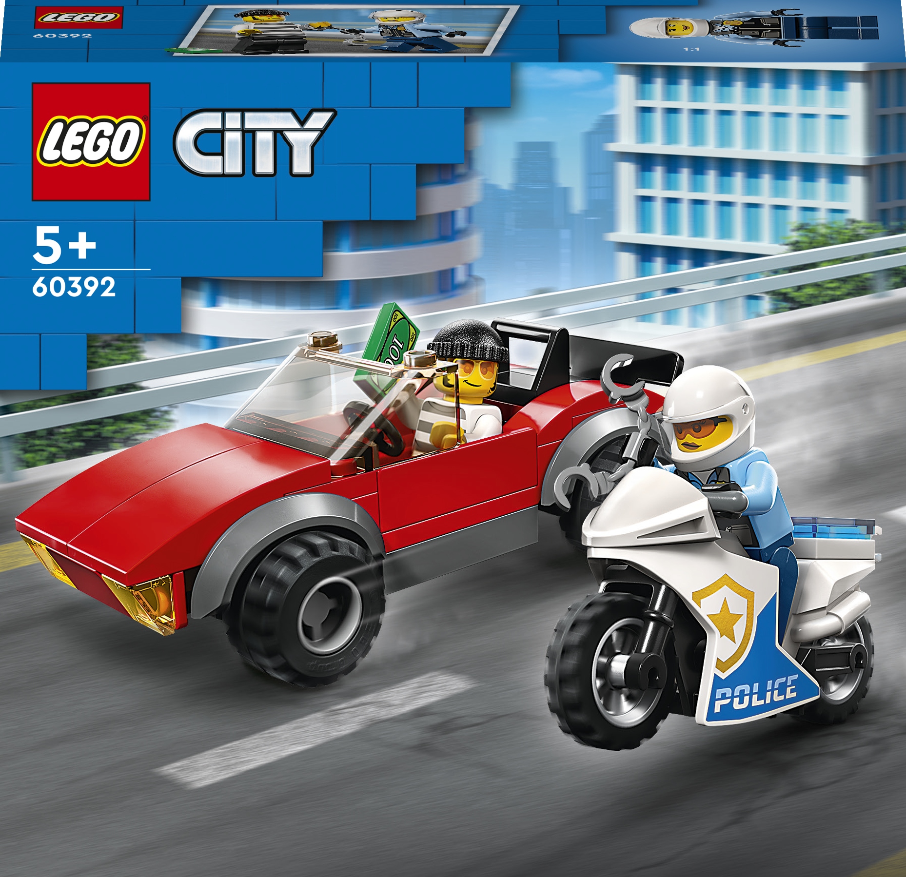 

Lego City 60392 Motocykl policyjny pościg