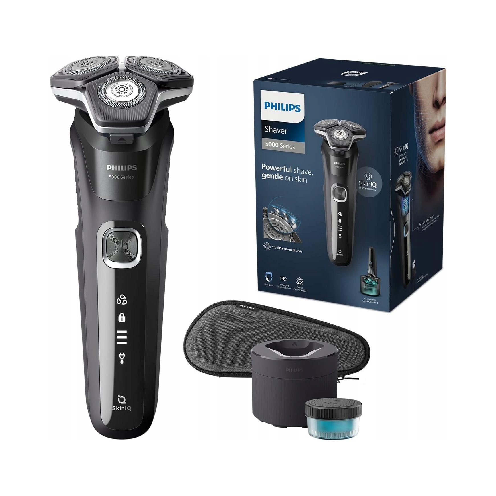 Holicí Strojek Bezdrátový Philips řady 5000 S5898/50 na mokro i sucho