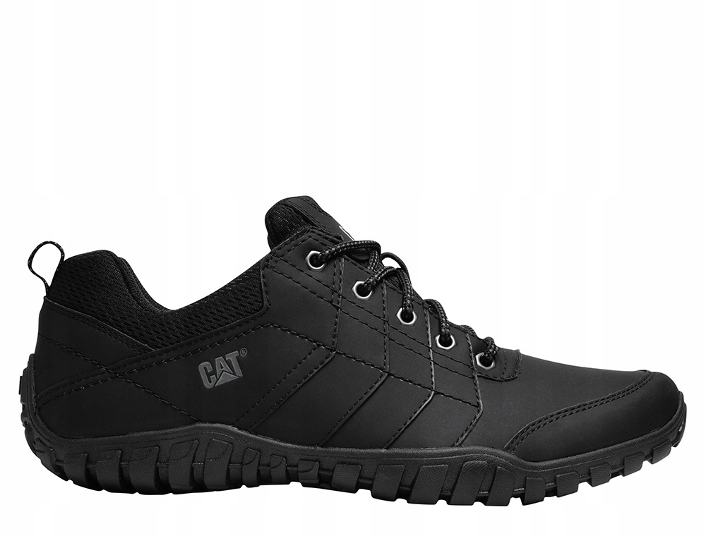 Pánské černé kožené boty Cat Caterpillar Instruct P722309 42