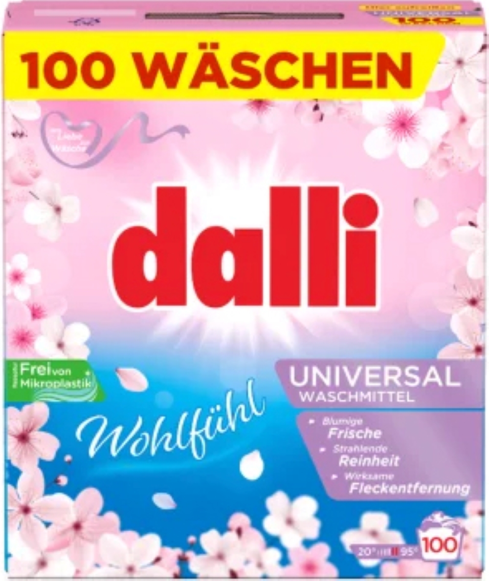 Levně Dalli Prací PR.100D Uni. Wohlfühl 6 Kg