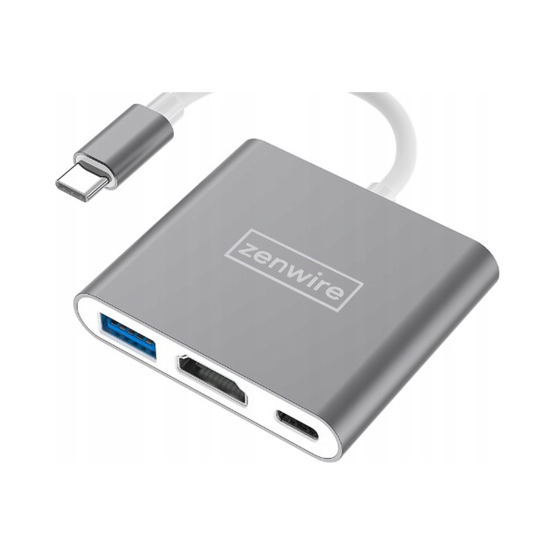 Adapter Hub Usb-c Zenwire 3w1 Hdmi Usb 3.0 Dex Thunderbolt Macbook M1 M2 M3