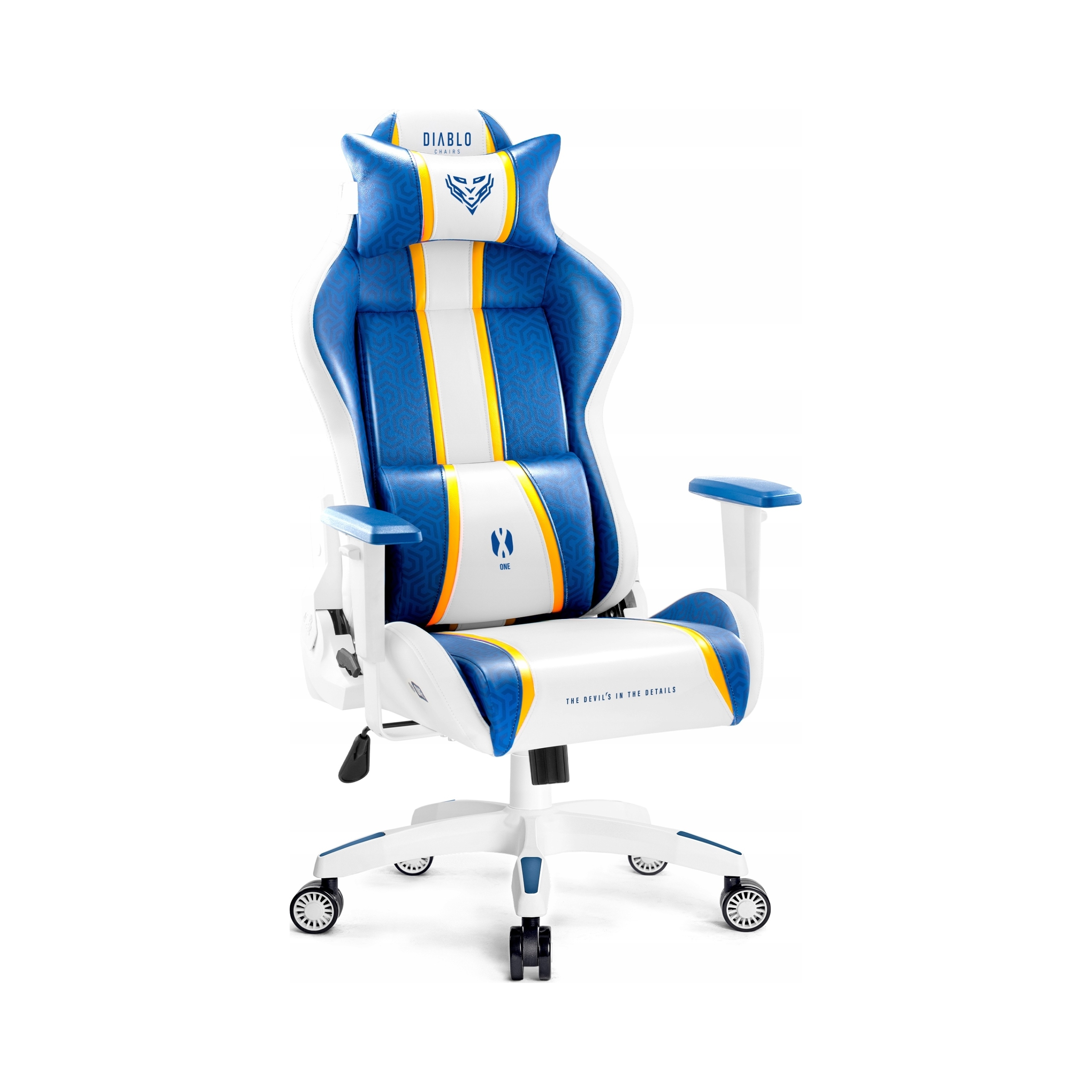 Fotel gamingowy Diablo Chairs X One 2.0 Normal Size Aqua Blue