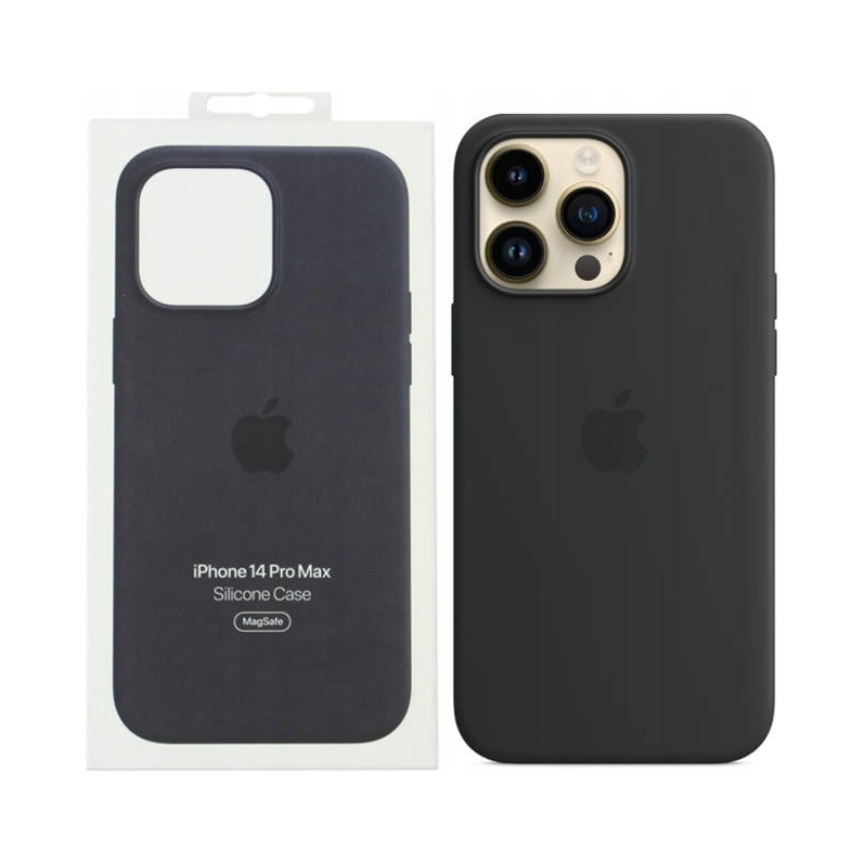 Etui Silikonowe Apple iPhone 14 Pro Max Midnight MPTP3ZM/A MagSafe plecki