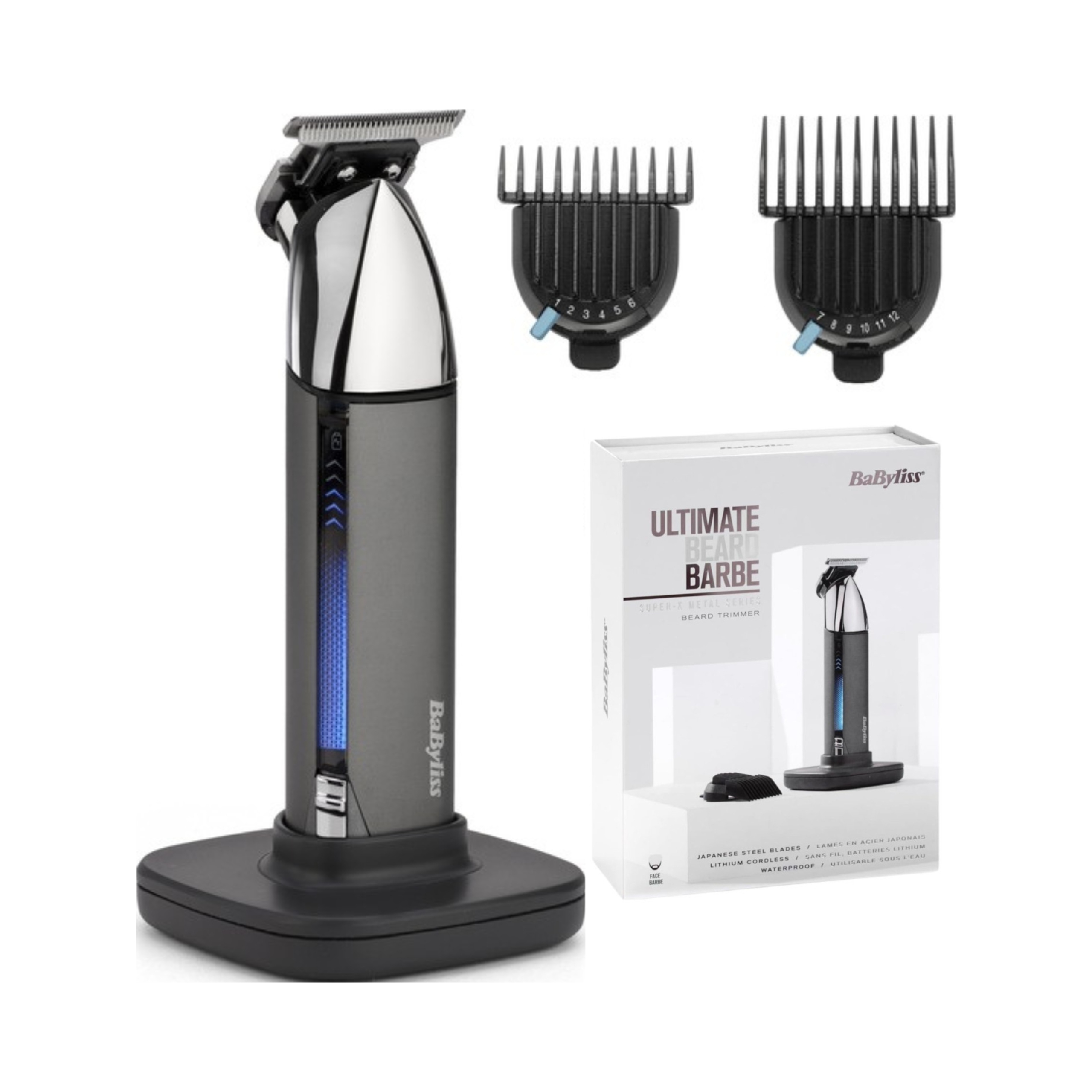 Zastrihávač fúzov a fúzov Babyliss T996E čepeľ Super-X Metal