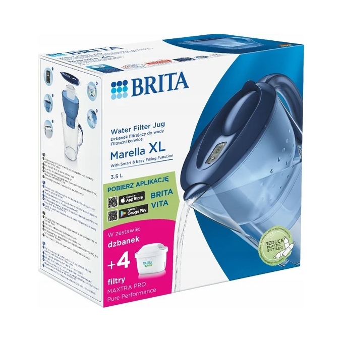 Filtrační konvice Brita Marella XL 3,5 l modrá
