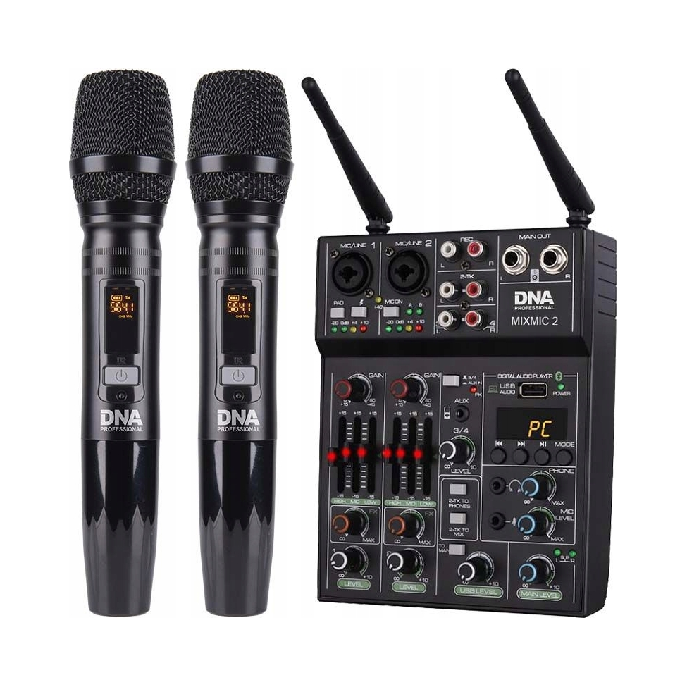 Dna MIXMIC 2 Usb Bluetooth audio mixážní pult 2 mikro