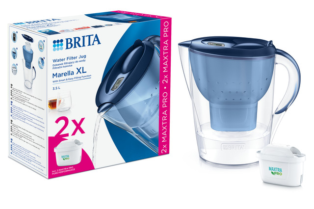 Filtrační konvice Brita Marella XL 3,5 l modrá 2 filtry Brita Maxtra