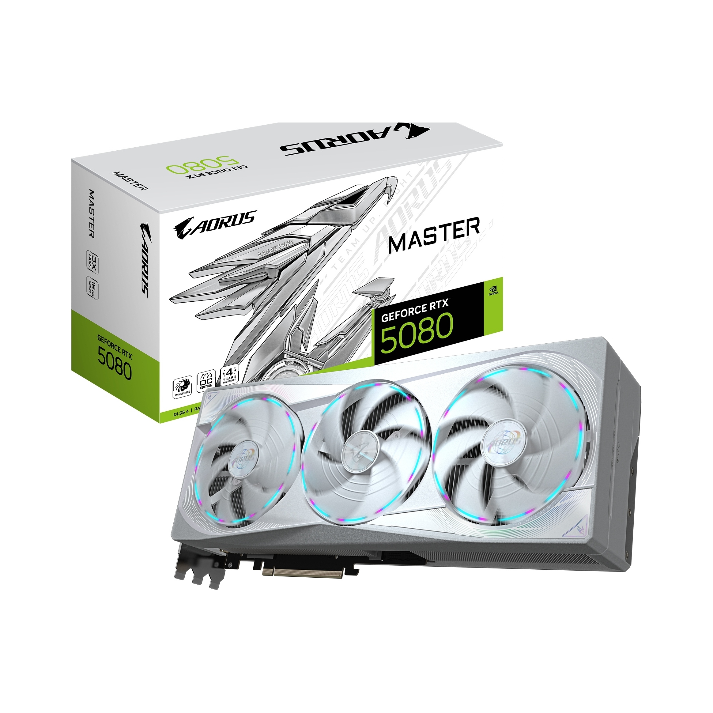 Grafická karta Gigabyte Geforce Rtx 5080 Aorus Master Ice 16 Gb