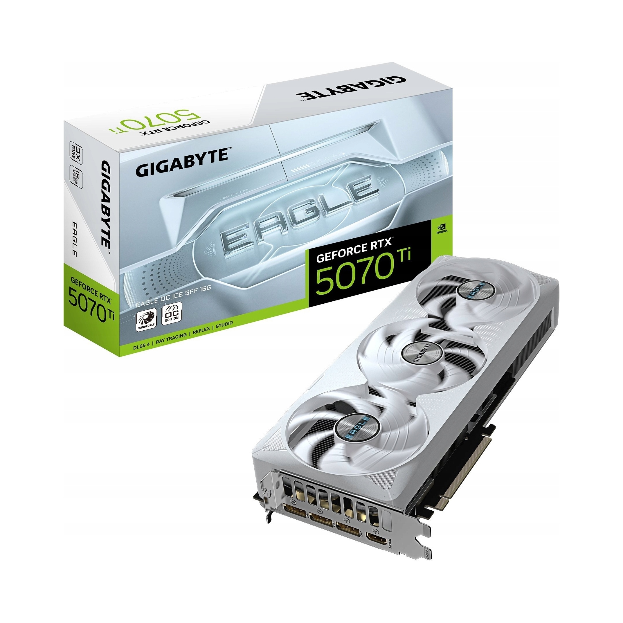 Grafická karta Gigabyte Geforce Rtx 5070 Ti Eagle Oc Ice Sff 16GB GDDR7