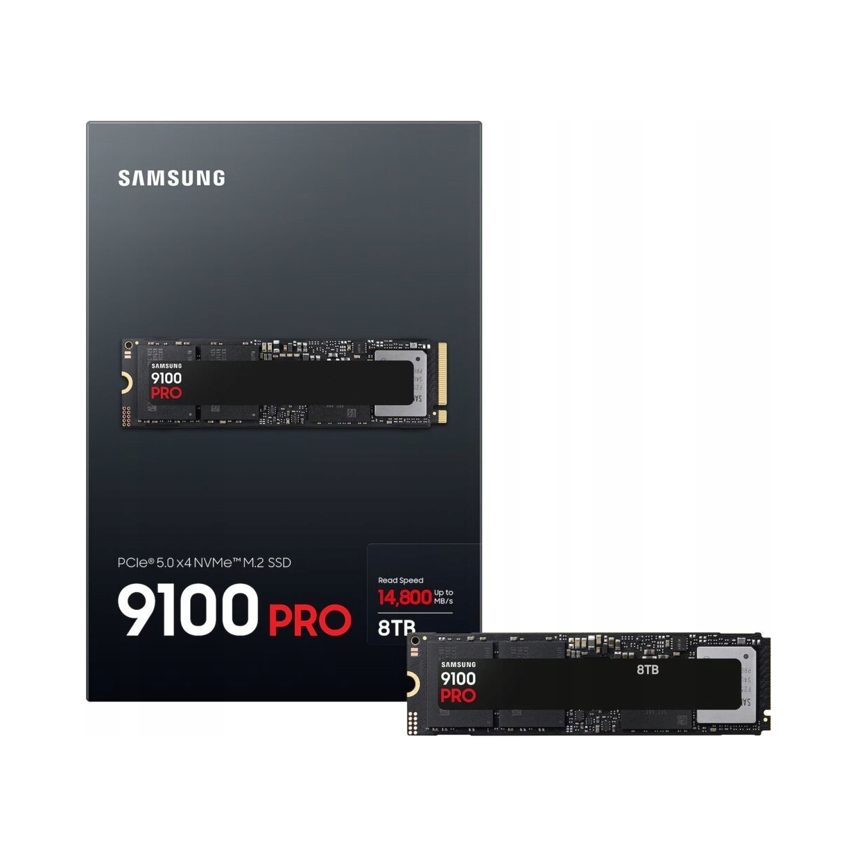 Ssd disk Samsung 8TB M.2 PCIe Gen5 NVMe 9100 Pro